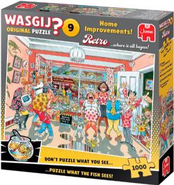 WASGIJ ORIGINAL RETRO NO 9 JAUNE CASSE-TÊTE 1000 PIÈCES - PETITES RÉNOVATIONS ! #70-00502